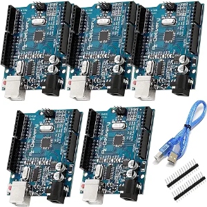 AZDelivery 5 x Microcontrolador ATmega328P Tarjeta Placa